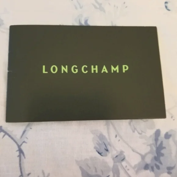 Longchamp Red & White Canvas Toile de Jouy Tote Bag - Picture 11 of 15